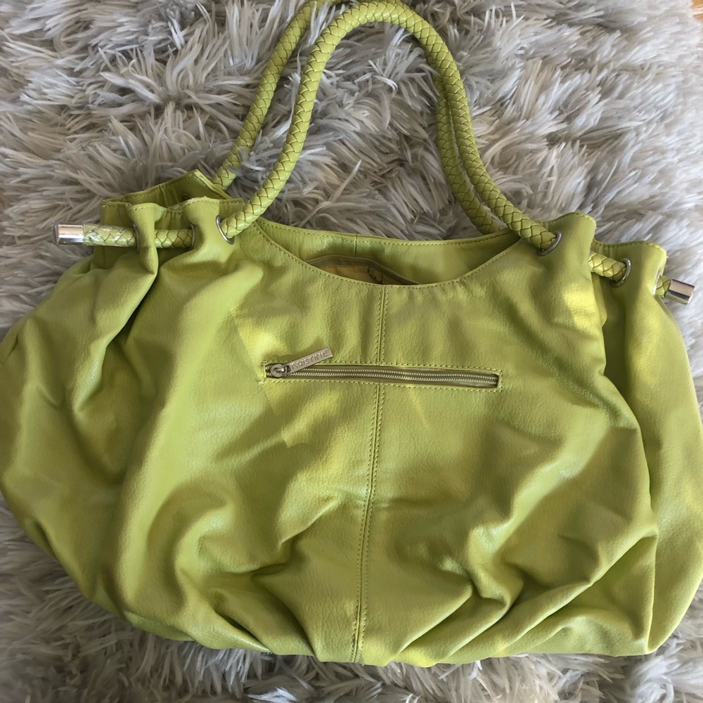 NEVER USED Kristine green bag with a ton of space!